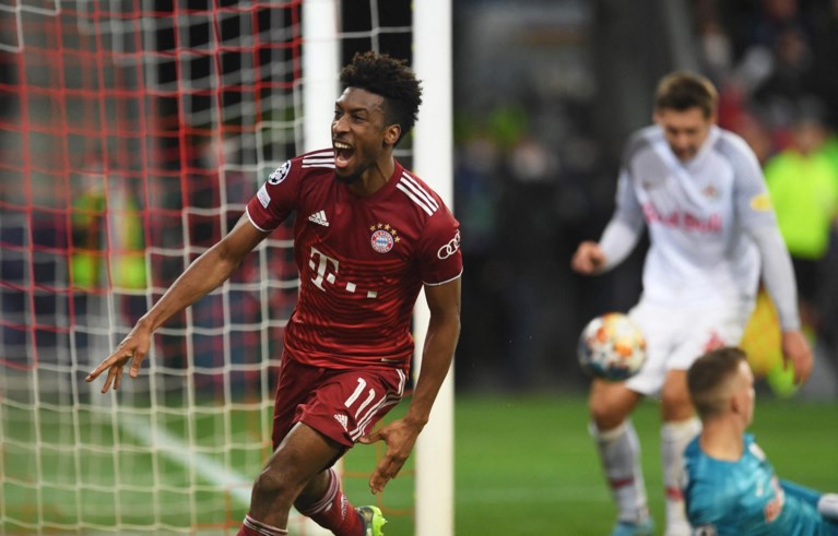 RB Salzburg kon absolute stunt tegen Bayern München al ruiken, maar Kingsley Coman verpest feestje in slotminuut