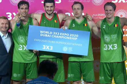 Team Antwerp wint Dubai Expo 3X3 Super Quest (en 20.000 dollar)