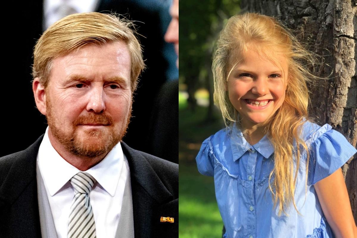 ekte.  Søvnløs natt for Willem-Alexander og en søt prinsesse stjeler showet