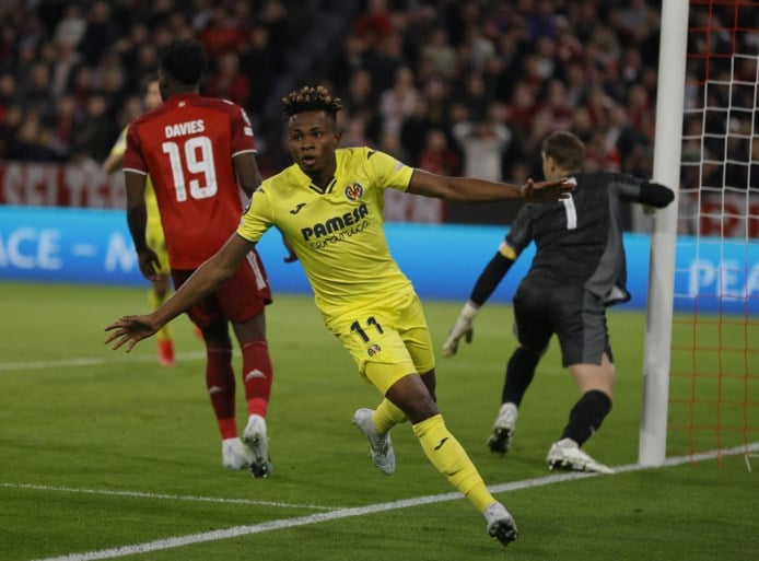 Reuzendoder velt nu ook Rekordmeister: Villarreal schakelt Bayern uit