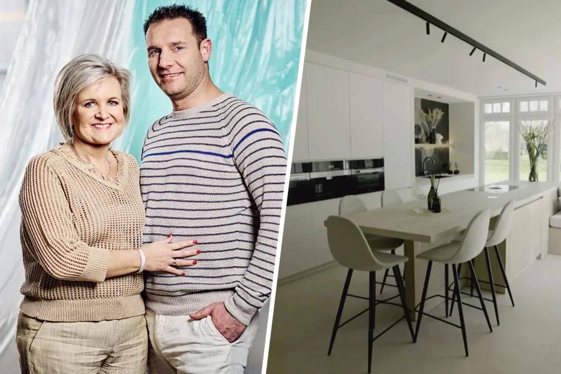 BEFORE AND AFTER.  This is what the much-discussed million-dollar home of Caroline and Filip in ‘Blind bought’ looked like when it was purchased and after the renovations