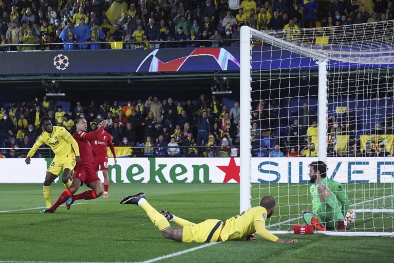 Villarreal 45 minuten op een gele wolk, maar Liverpool is eerste Champions League-finalist