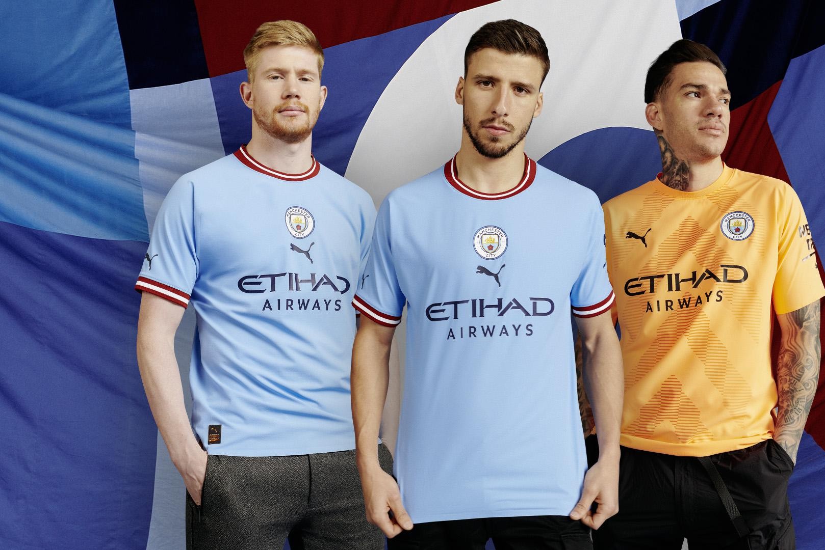 gen Beraadslagen Chemicus In dit Manchester City-shirt met opvallend detail zal Erling Haaland goals  maken op assist van Kevin De Bruyne | Het Nieuwsblad Mobile