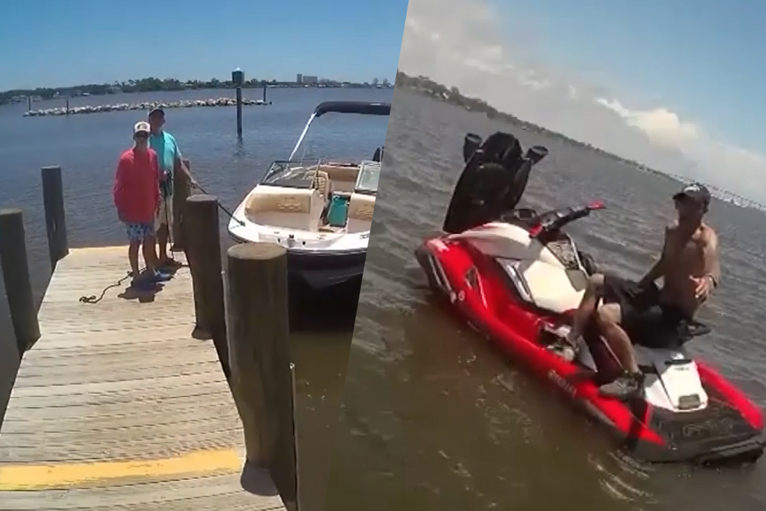 Unusual arrest: Cops borrow family's boat to catch thief on jet ski ...