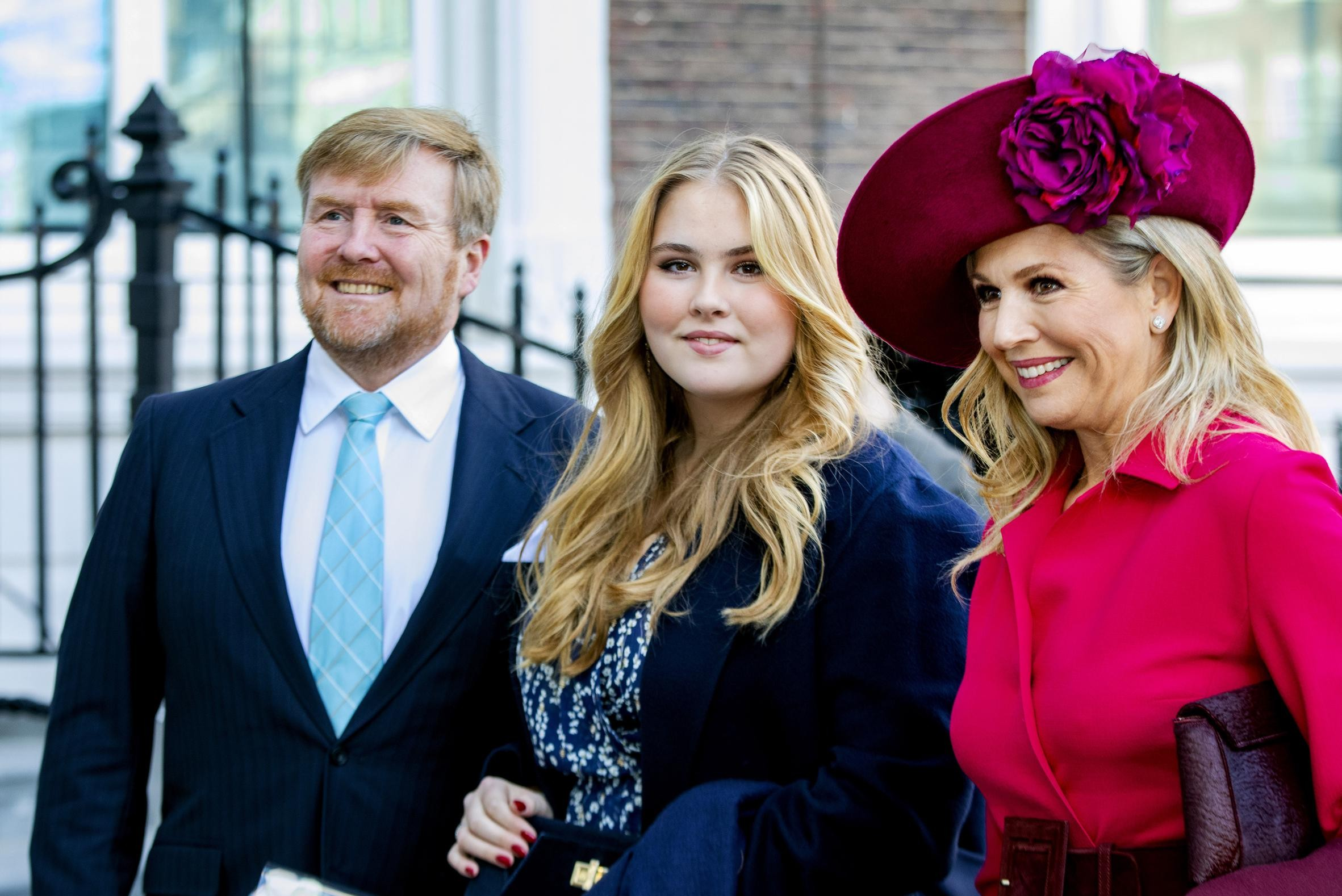 Dutch King Willem-Alexander intervenes when questioned about Amalia’s love life: “Sorry, she is 18”