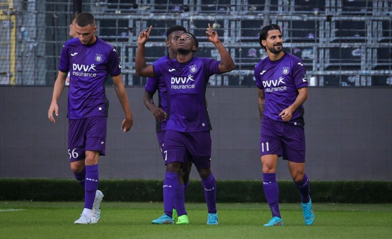 Amuzu en Silva dirigeren Anderlecht in eerste helft naar eenvoudige zege tegen Seraing