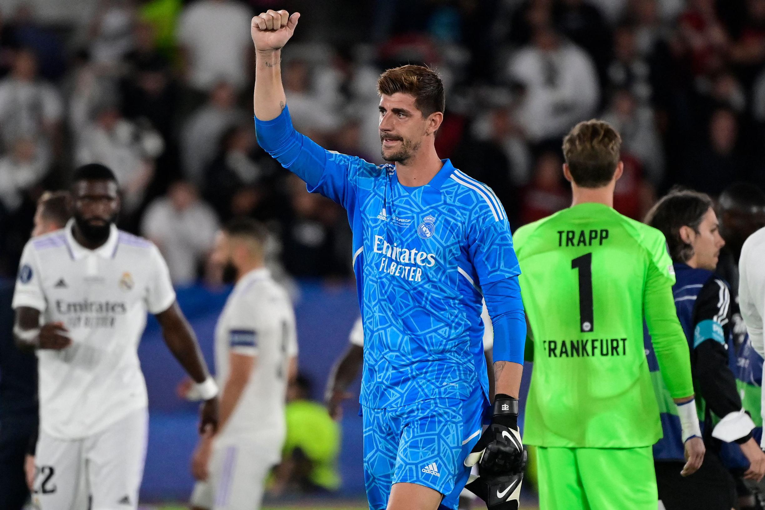 Thibaut Courtois e la panchina Eden Hazard hanno vinto il primo premio: il Real Madrid vince la Supercoppa Europea contro il Francoforte