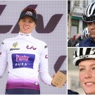 Julie De Wilde, die in de Tour de France Femme, lang de beste jongere was en de bijhorende witte trui droeg, komt aan de start in Kortrijk. Ze brengt haar ploeggenotes en toppers Ceylin Del Carmen Alvarado (rechtsboven) en Annemarie Worst mee.  