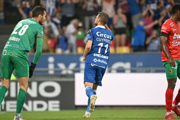 AA Gent boekt tweede zege op rij op veld van KV Oostende, debutant Hong steelt de show met straffe omhaal