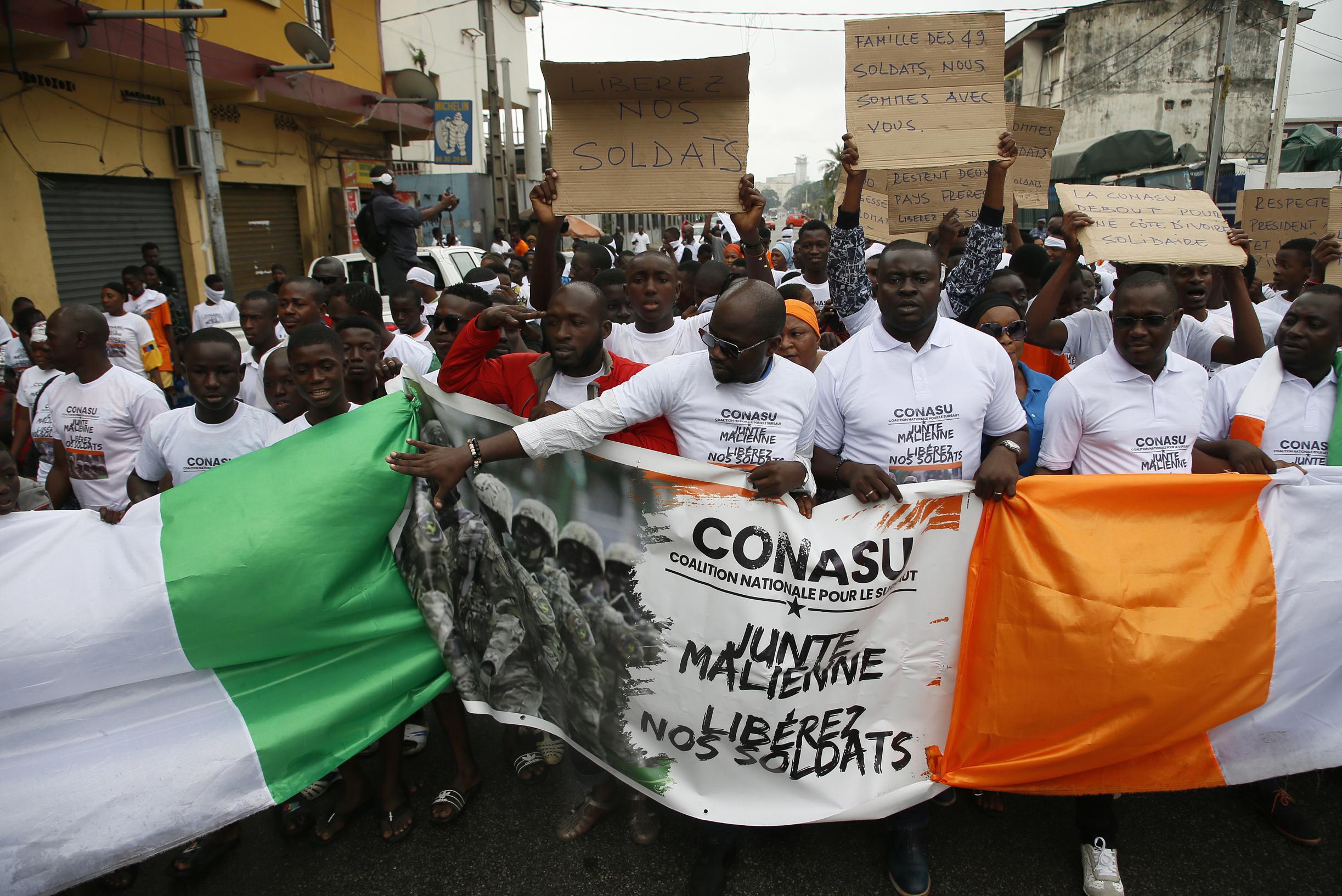 Mali charges 49 Ivorian soldiers