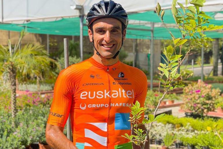 El experimentado español Luis Angel Maté arremetió en la segunda etapa con un motivo particular: «Quiero sembrar un bosque de Vuelta»