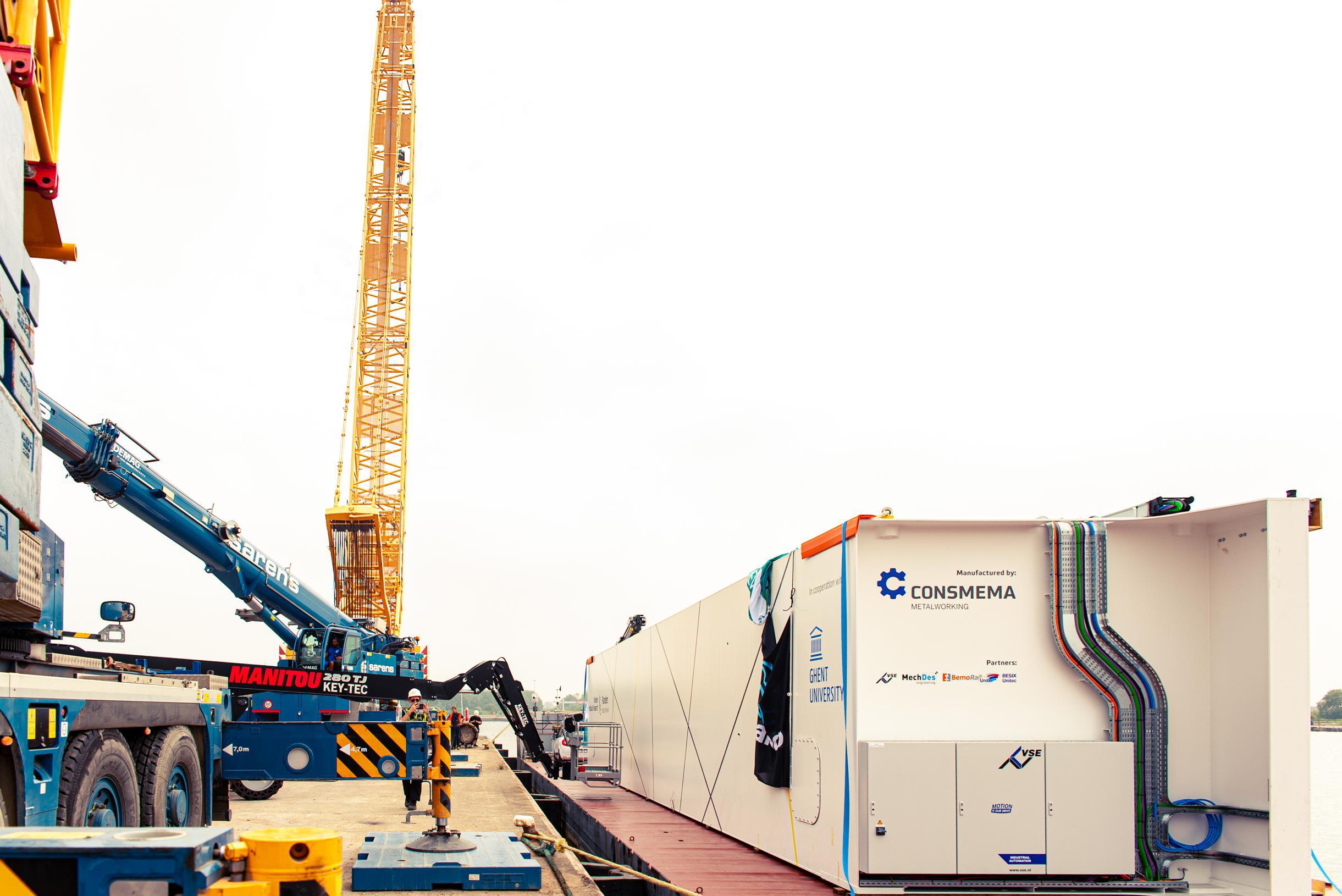 Deze mastodont van bijna 100 ton moet geheimen van de zee ontsluieren