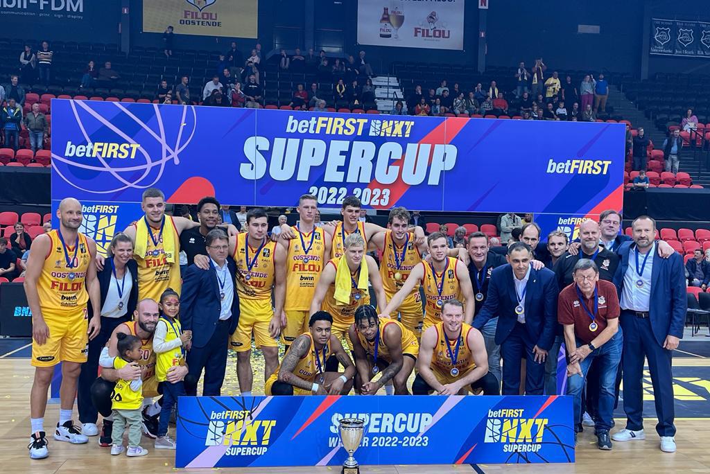Oostende start het basketbalseizoen met winst in de BNXT League supercup