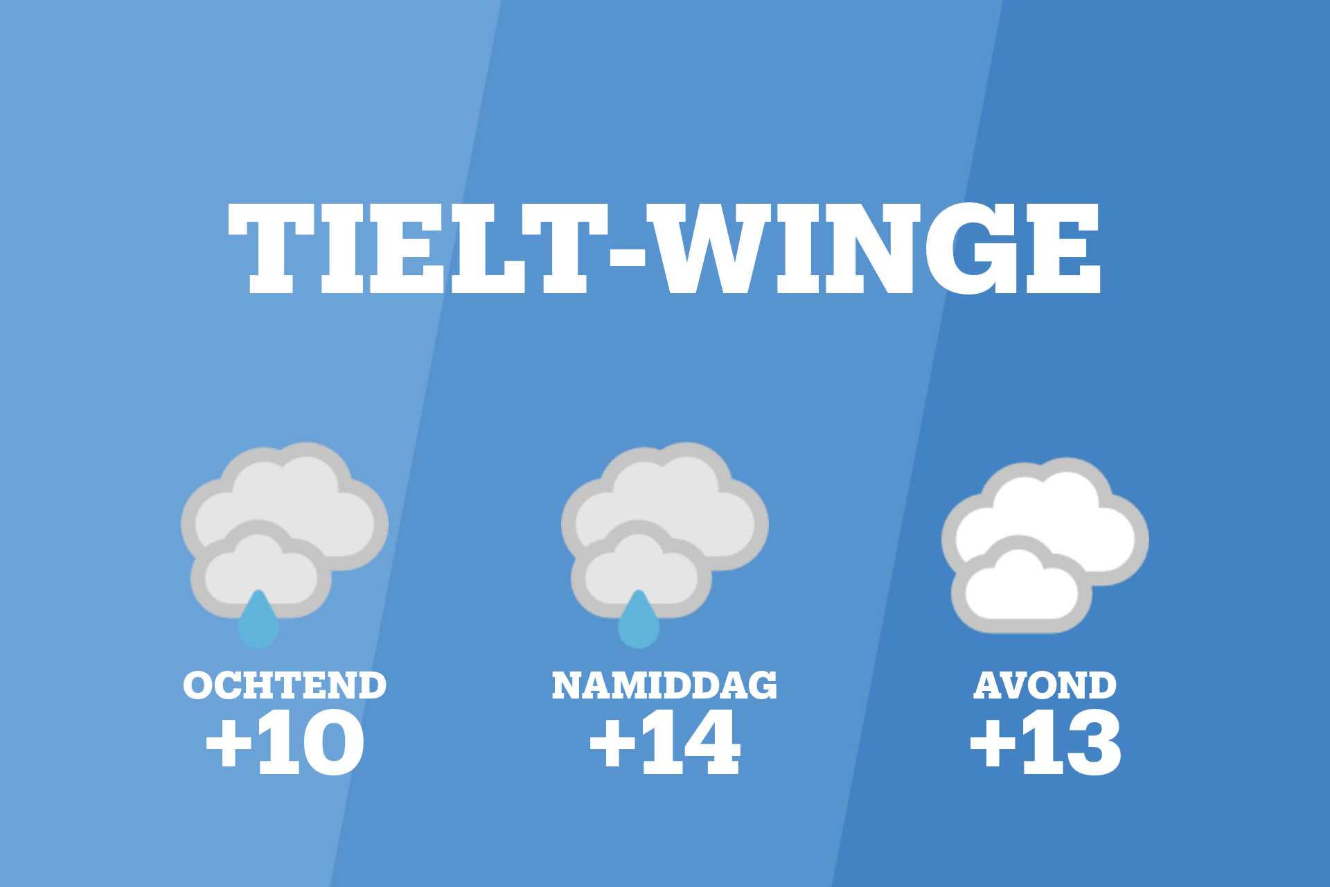 Vanochtend kans op lichte regen en bewolking in Tielt-Winge