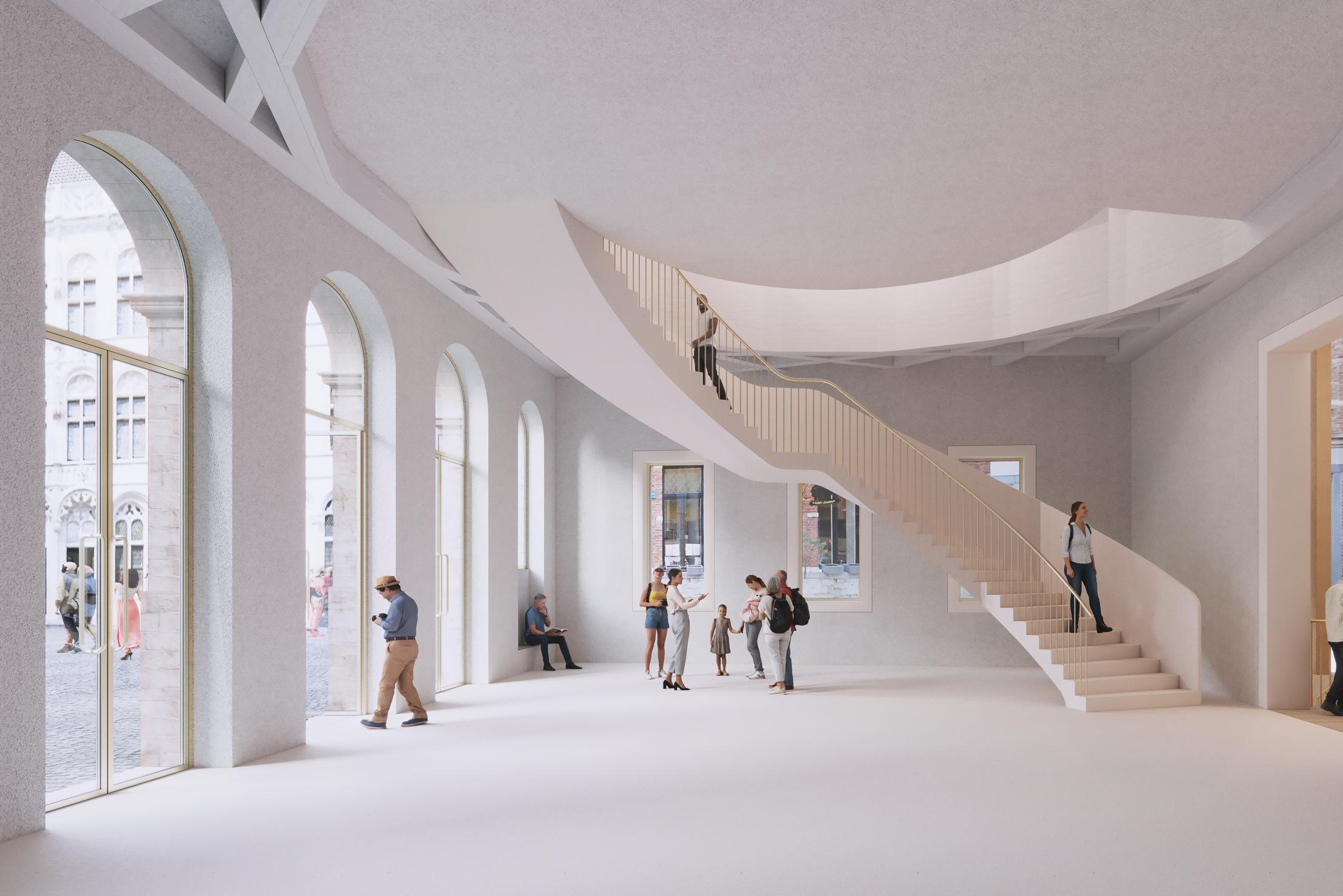 Architecten komen kritiek tegemoet met nieuw voorontwerp van stadhuis: “Een minder ingrijpende verandering”