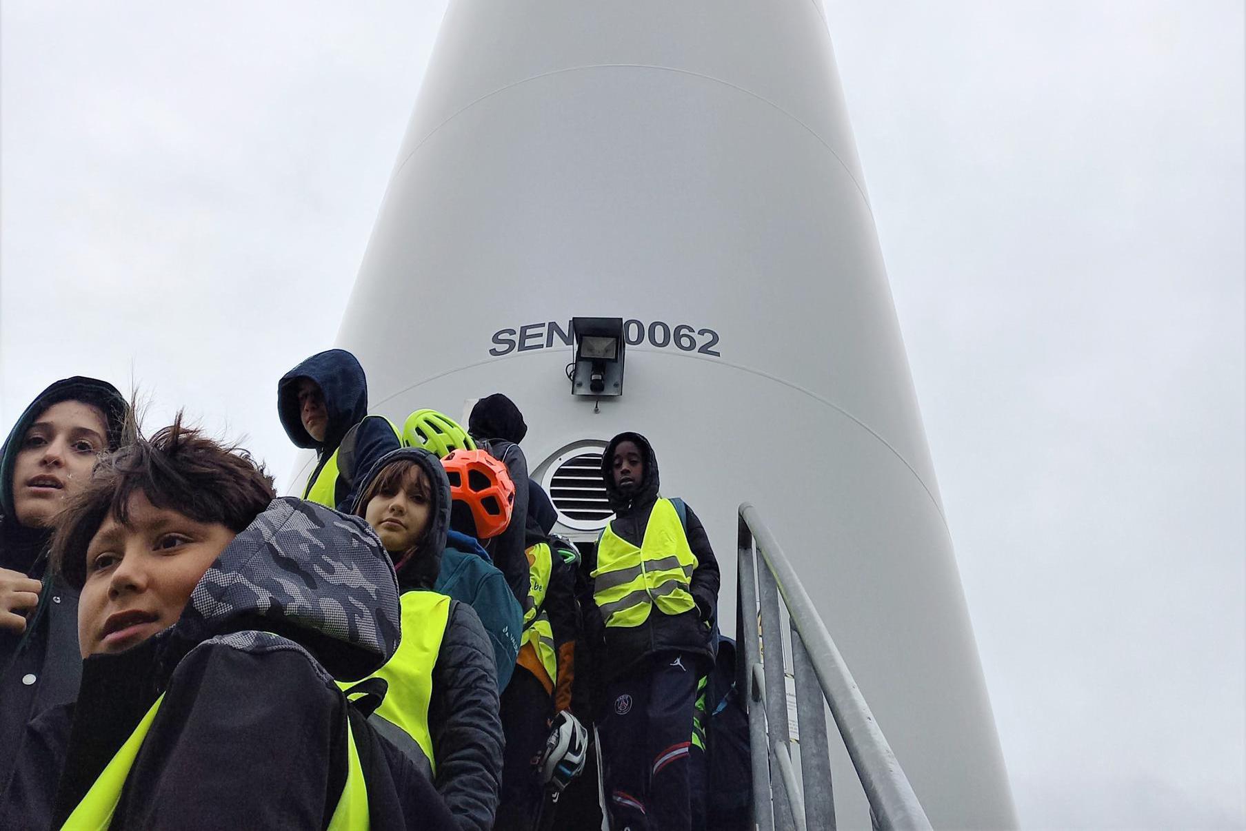 Leerlingen komen alles te weten over windturbines