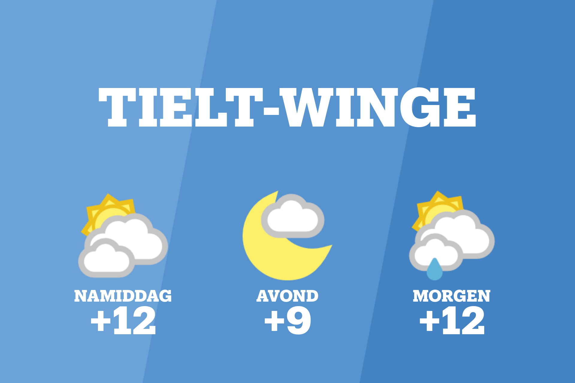 Vanmiddag kans op bewolkt weer in Tielt-Winge