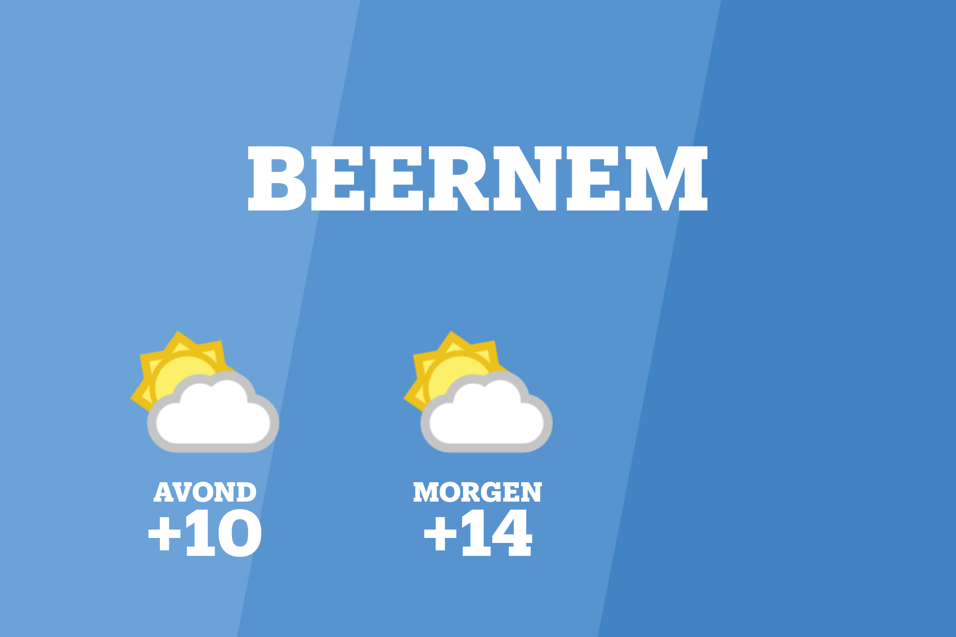 Vanavond redelijk helder weer in Beernem