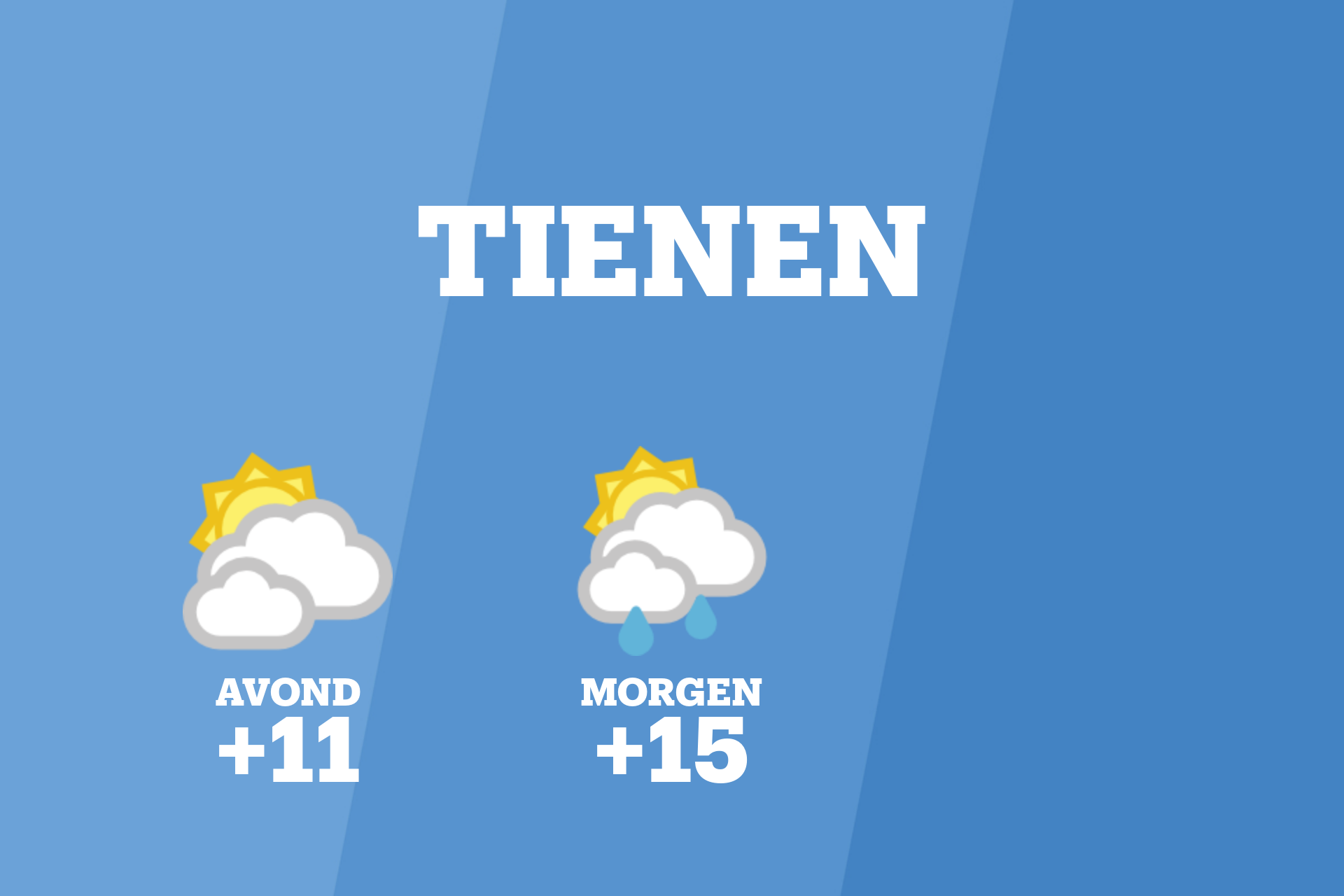 In Tienen kans op bewolkt weer vanavond