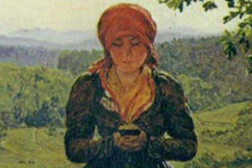 Интернет уверен: у этой женщины на картине 1860 года есть смартфон