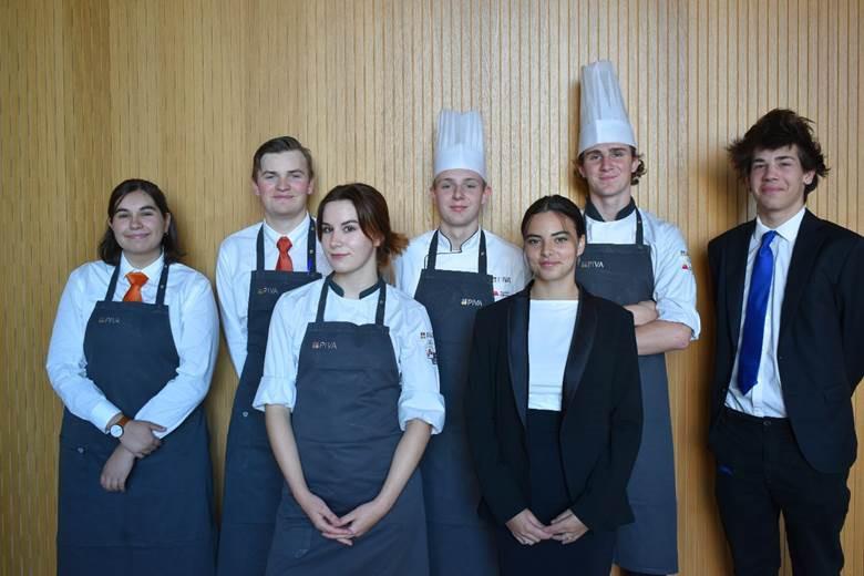 Sette studenti Biva al concorso internazionale per scuole alberghiere in Italia (Anversa)