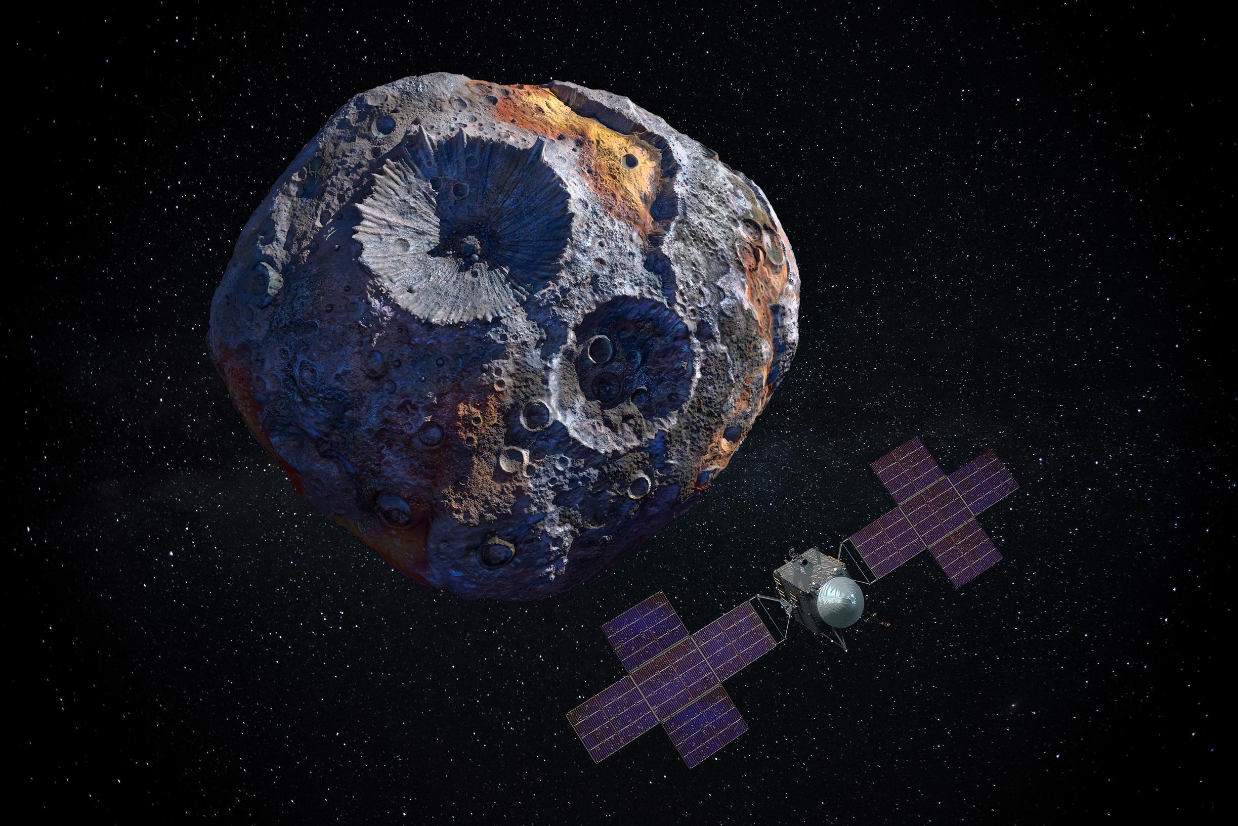 La NASA vuole inviare una missione su Psiche, l’asteroide composto d’oro