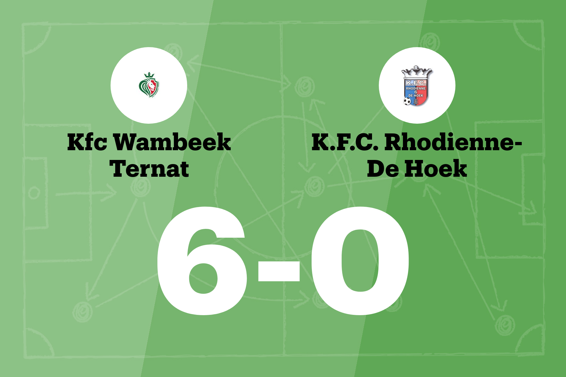 FC Wambeek Ternat verslaat KFC Rhodienne-De Hoek en blijft winnen