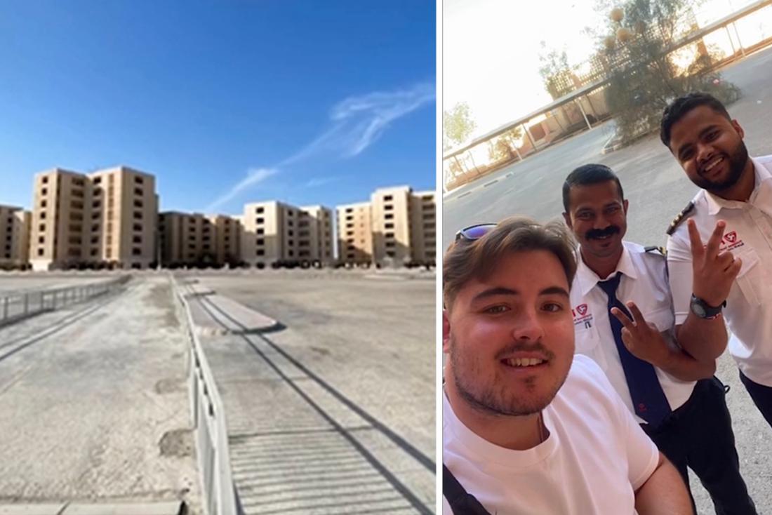 21-летний британец проводит экскурсию по заброшенному многоквартирному дому для рабочих-мигрантов в Катаре: «Страшный и светлый, но при этом очень просторный»