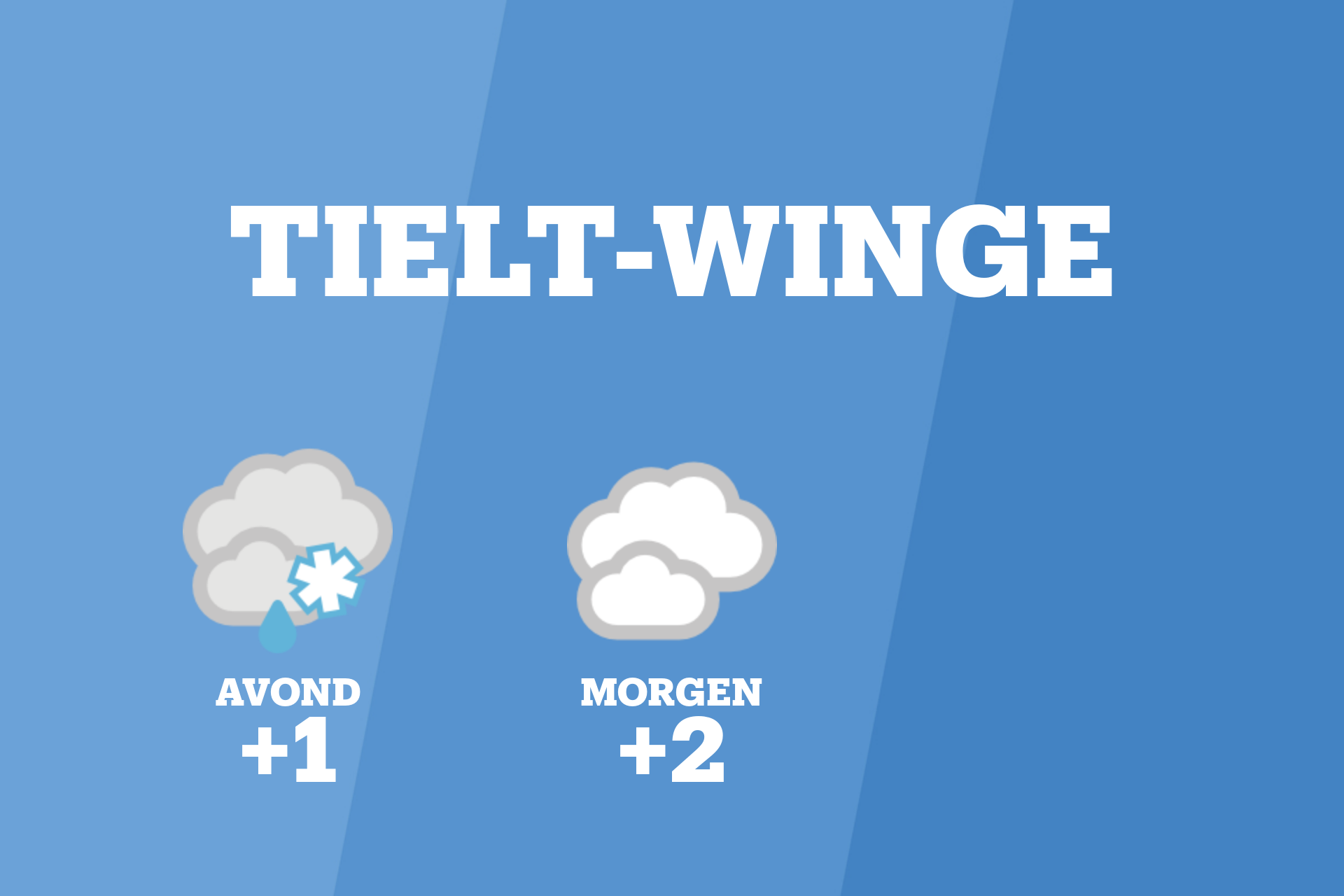 Vanavond kans op lichte smeltende regen en bewolking in Tielt-Winge