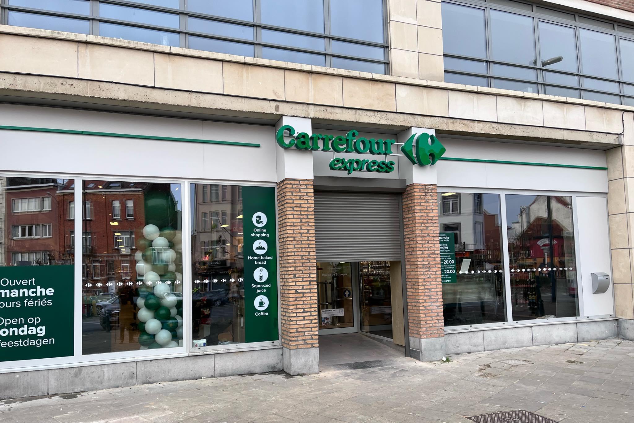 Carrefour opent Expresswinkels in Laken en Sint-Agatha-Berchem