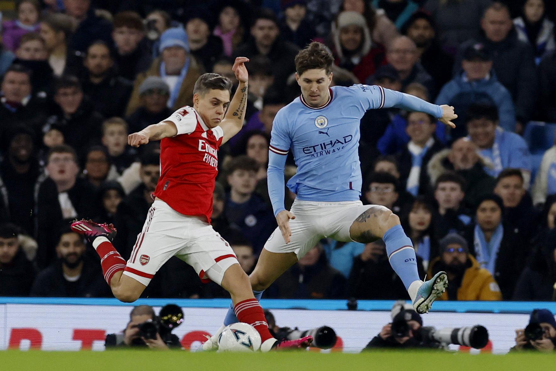 Manchester City wipt Arsenal uit FA Cup in flauwe topper, maar dat lag niet aan Trossard | Het Nieuwsblad Mobile