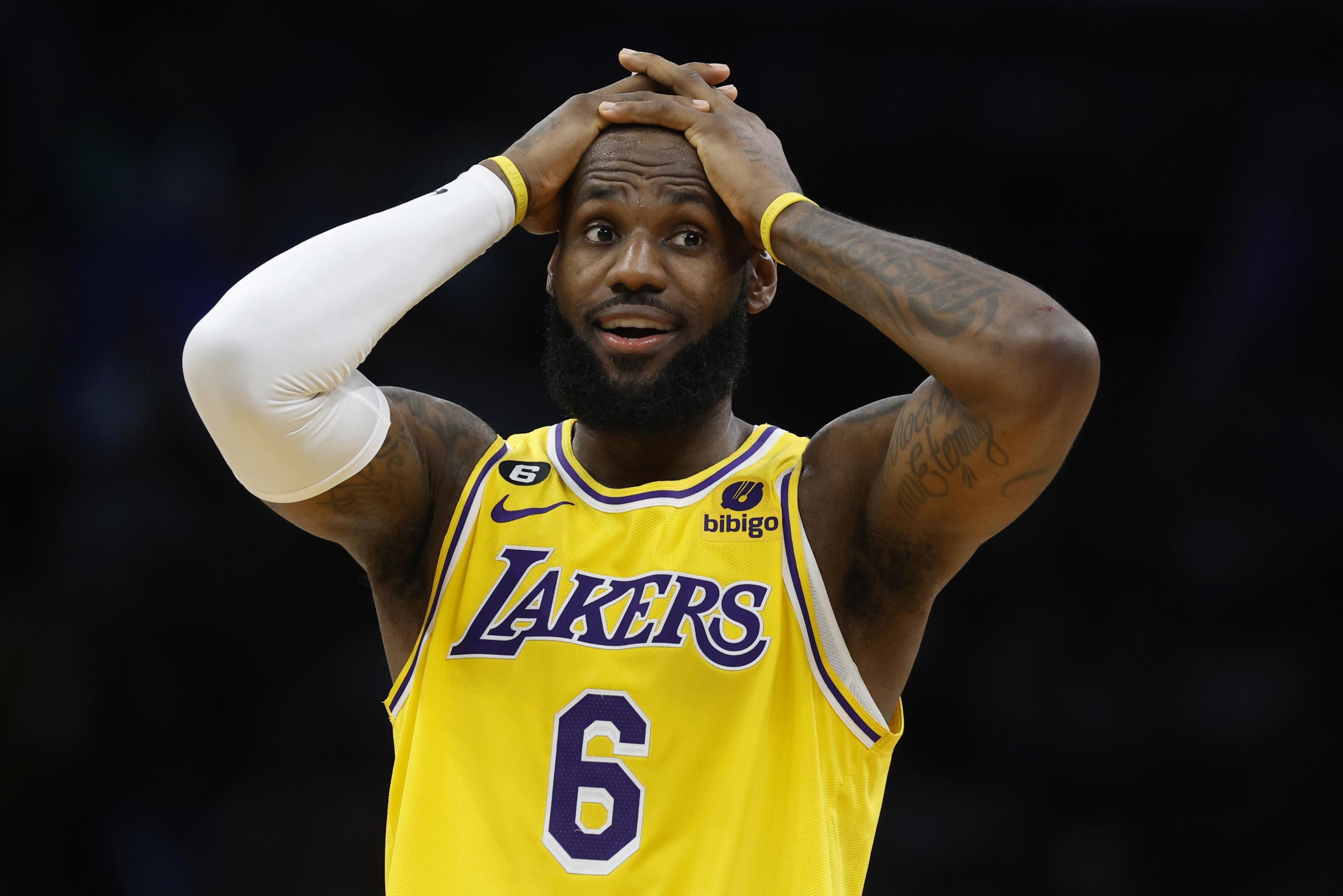 NBA. Raging LeBron James Loses Lakers Classic Against Celtics After ...