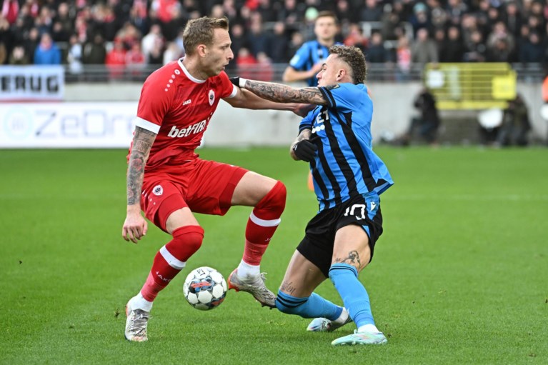 Weinig kansen, geen goals: Antwerp en Club Brugge delen de punten na flauwe topper die veel stillag