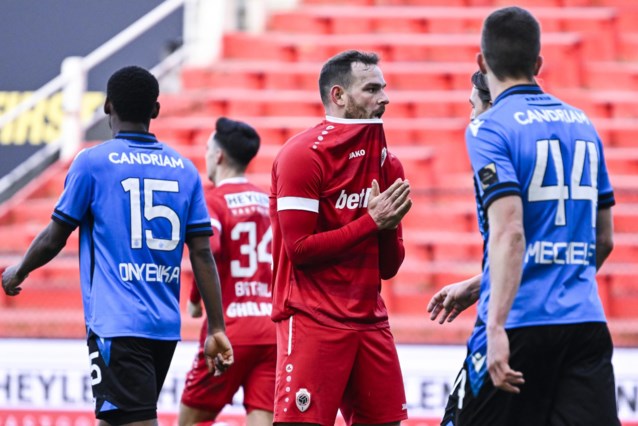 Weinig kansen, geen goals: Antwerp en Club Brugge delen de punten na flauwe topper die veel stillag