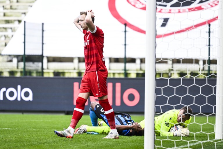 Weinig kansen, geen goals: Antwerp en Club Brugge delen de punten na flauwe topper die veel stillag