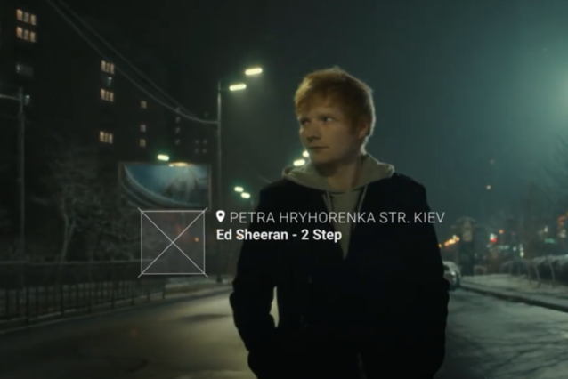 Why did the images suddenly disappear from the videos of Ed Sheeran, the editors, and Romeo Elvis