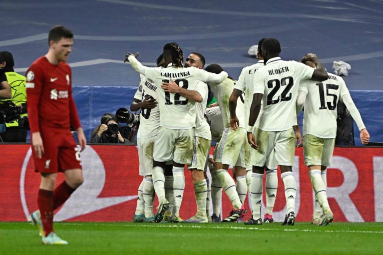 Real Madrid wandelt richting de kwartfinales tegen mak Liverpool