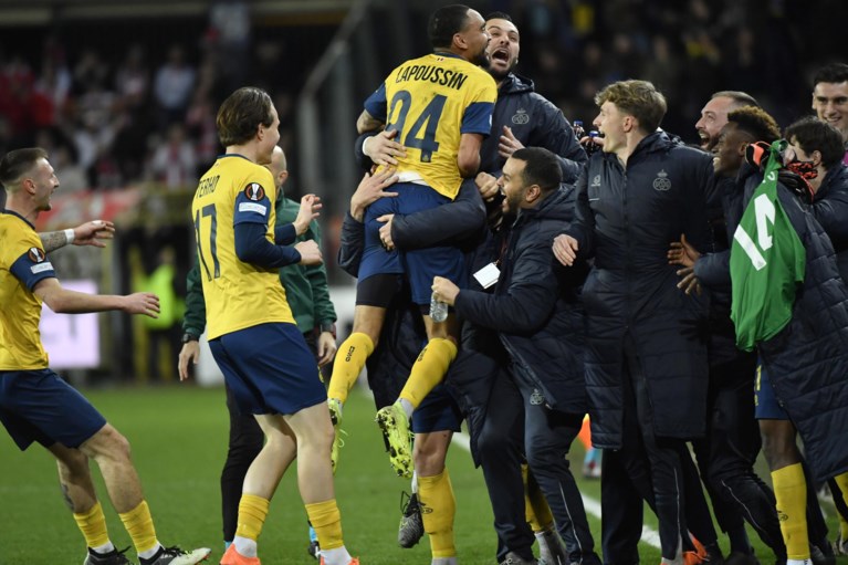 Union blijft stunten: het speelt Union Berlijn van de mat en staat in kwartfinale Europa League