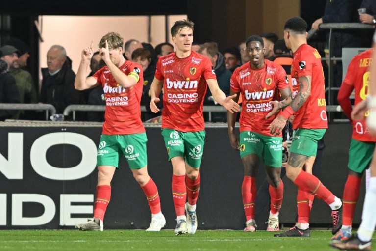 Westerlo wint op een diefje bij moedig KV Oostende dankzij afgeweken schot in blessuretijd