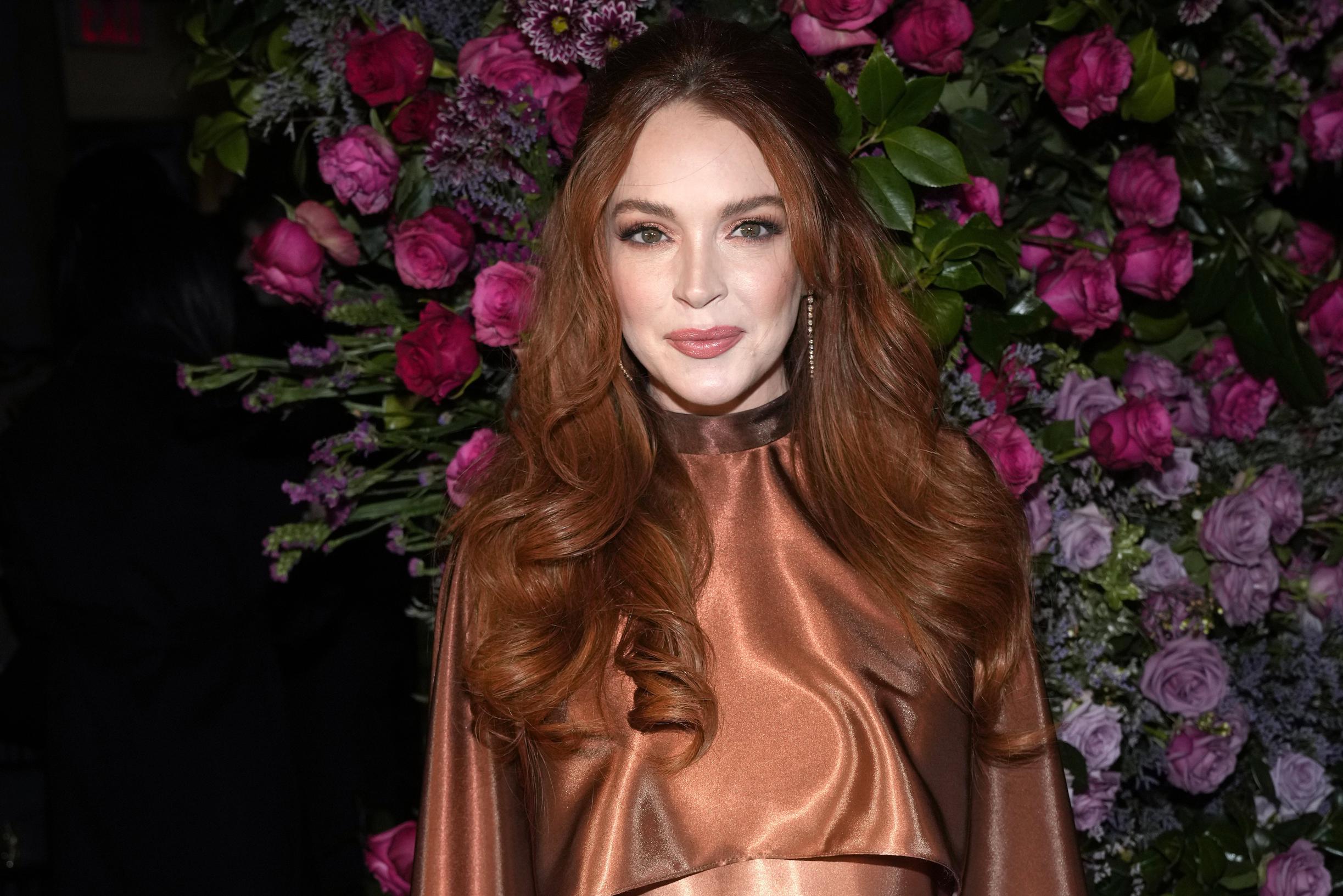 Lindsay Lohan deelt foto van haar babybuik Het Nieuwsblad Mobile