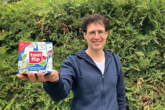 Peter ist Mitgestalter einer originellen Spielbox zum Erlernen von 500 niederländischen Wörtern: „Gleiches Interesse an französischen und deutschen Schulen“ (Vilvoorde)
