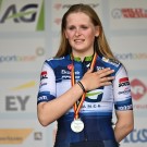 Ella Heremans was maar wat tevreden met haar zilveren plak.