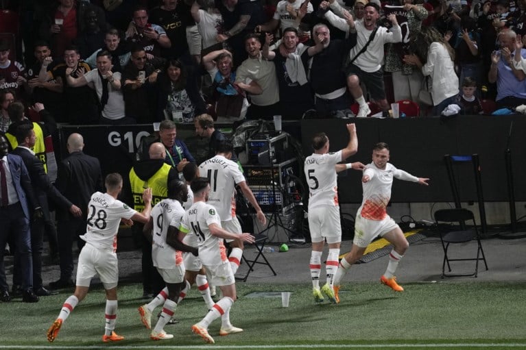 In the nick of time: West Ham wins the Conference League after a decisive goal in the 90th minute in the final against Fiorentina