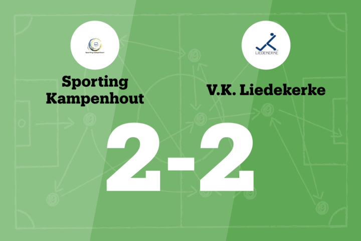 Gelijkspel voor Sporting Kampenhout thuis tegen VK Liedekerke