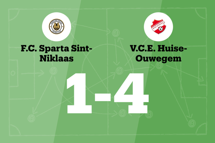 VCE Huise-Ouwegem wint sensationeel duel met FC Sparta Sint Niklaas