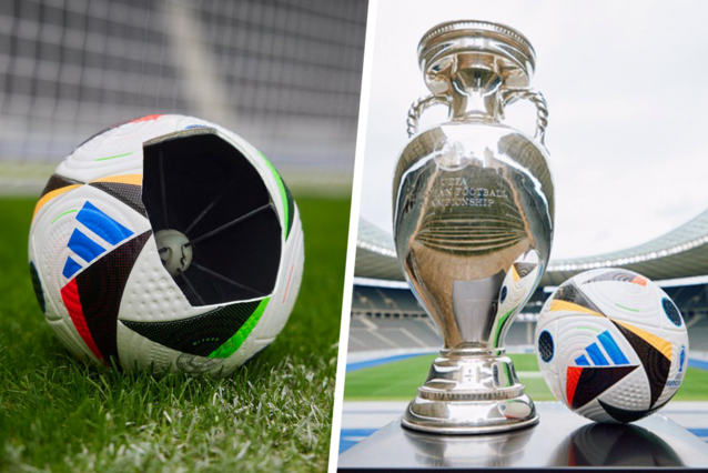 Mit diesem Ball wird bei der Europameisterschaft Fußball gespielt: dem „Fussballliebe“, ausgestattet mit Technologie zur VAR-Unterstützung