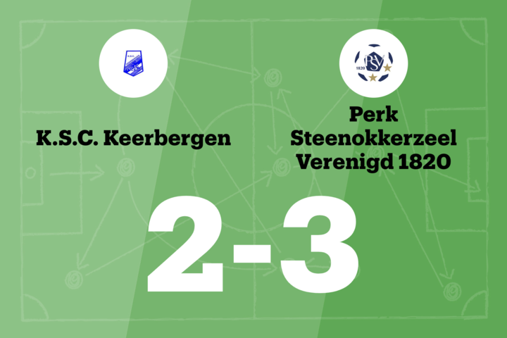 KSC Keerbergen verliest thuis met een doelpunt verschil van PSV 1820 B