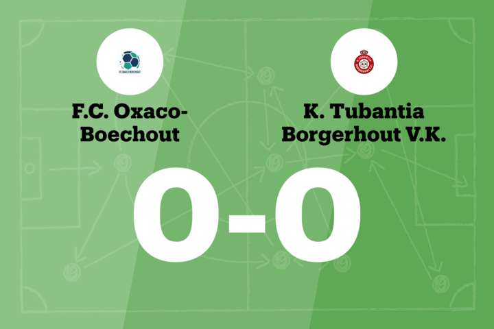 FC Oxaco-Boechout en Tubantia blijven steken op 0-0