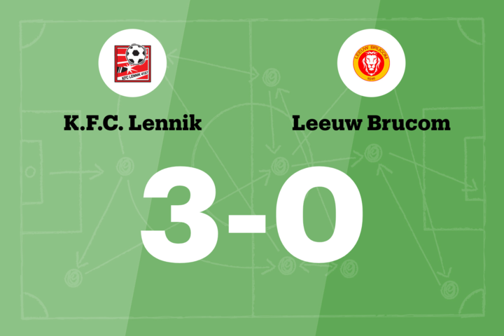 KFC Lennik wint duel met Leeuw Brucom C