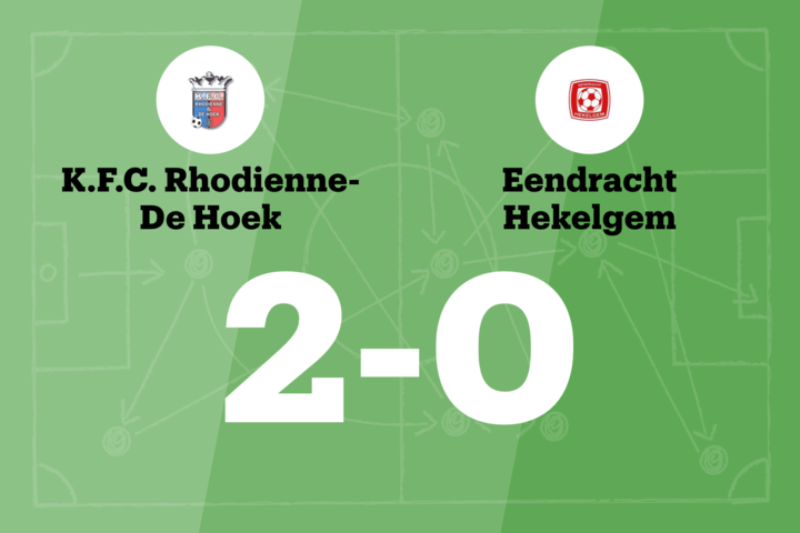 KFC Rhodienne-De Hoek klopt Eendracht Hekelgem en is al elf wedstrijden ongeslagen